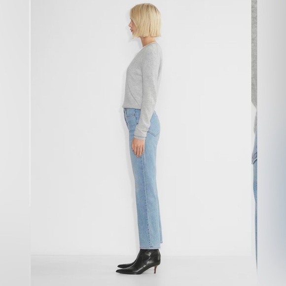 Like new Denim Forum The Arlo High Rise Straight 28L - Picture 4 of 7